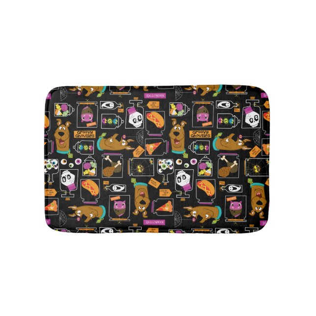 Scooby-Doo | Halloween Scooby-Doo Pattern Bath Mat (Front)