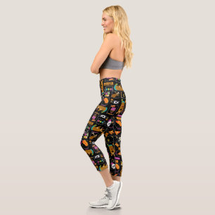 Scooby-Doo   Halloween Scooby-Doo Pattern Capri Leggings