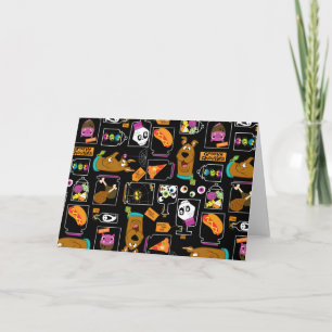 Scooby-Doo   Halloween Scooby-Doo Pattern Note Card