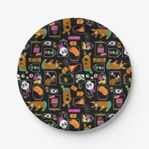 Scooby-Doo Halloween Scooby-Doo Pattern Paper Plate
