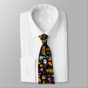 Scooby-Doo   Halloween Scooby-Doo Pattern Tie