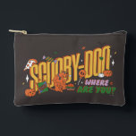Scooby-Doo Halloween Snack Logo Accessory Pouch<br><div class="desc">Enjoy your Halloween haul with this fun Scooby-Doo Scooby Snack logo! Wear this on a cozy t-shirt,  get this graphic on a fun snack tote bag,  or enjoy on a tray. Shop this graphic on even more customizable Zazzle gifts!</div>