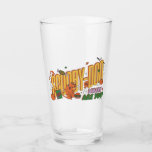 Scooby-Doo Halloween Snack Logo Glass<br><div class="desc">Enjoy your Halloween haul with this fun Scooby-Doo Scooby Snack logo! Wear this on a cozy t-shirt,  get this graphic on a fun snack tote bag,  or enjoy on a tray. Shop this graphic on even more customizable Zazzle gifts!</div>