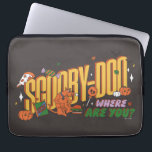 Scooby-Doo Halloween Snack Logo Laptop Sleeve<br><div class="desc">Enjoy your Halloween haul with this fun Scooby-Doo Scooby Snack logo! Wear this on a cozy t-shirt,  get this graphic on a fun snack tote bag,  or enjoy on a tray. Shop this graphic on even more customizable Zazzle gifts!</div>