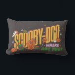 Scooby-Doo Halloween Snack Logo Lumbar Pillow<br><div class="desc">Enjoy your Halloween haul with this fun Scooby-Doo Scooby Snack logo! Wear this on a cozy t-shirt,  get this graphic on a fun snack tote bag,  or enjoy on a tray. Shop this graphic on even more customizable Zazzle gifts!</div>
