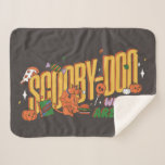 Scooby-Doo Halloween Snack Logo Sherpa Blanket<br><div class="desc">Enjoy your Halloween haul with this fun Scooby-Doo Scooby Snack logo! Wear this on a cozy t-shirt,  get this graphic on a fun snack tote bag,  or enjoy on a tray. Shop this graphic on even more customizable Zazzle gifts!</div>