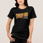 Scooby-Doo Halloween Snack Logo Tri-Blend Shirt<br><div class="desc">Enjoy your Halloween haul with this fun Scooby-Doo Scooby Snack logo! Wear this on a cozy t-shirt,  get this graphic on a fun snack tote bag,  or enjoy on a tray. Shop this graphic on even more customizable Zazzle gifts!</div>