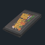 Scooby-Doo Halloween Snack Logo Trifold Wallet<br><div class="desc">Enjoy your Halloween haul with this fun Scooby-Doo Scooby Snack logo! Wear this on a cozy t-shirt,  get this graphic on a fun snack tote bag,  or enjoy on a tray. Shop this graphic on even more customizable Zazzle gifts!</div>
