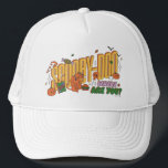 Scooby-Doo Halloween Snack Logo Trucker Hat<br><div class="desc">Enjoy your Halloween haul with this fun Scooby-Doo Scooby Snack logo! Wear this on a cozy t-shirt,  get this graphic on a fun snack tote bag,  or enjoy on a tray. Shop this graphic on even more customizable Zazzle gifts!</div>