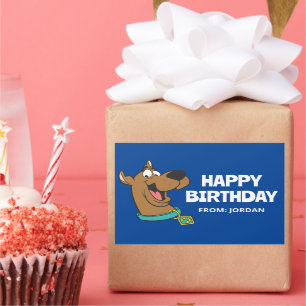 Scooby-Doo Happy Face   Happy Birthday Sticker