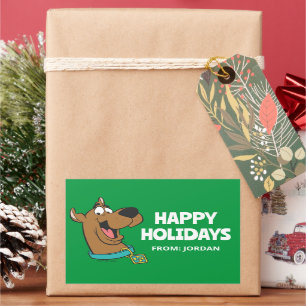 Scooby-Doo Happy Face Personalized Sticker