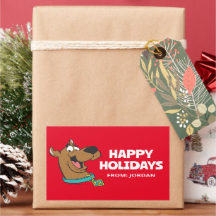 Scooby-Doo Happy Face   Personalized Sticker