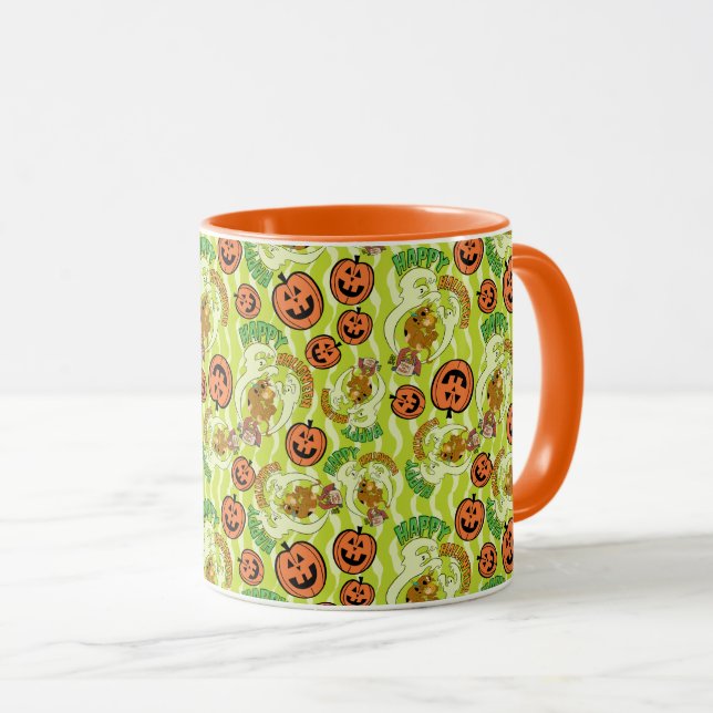 Scooby-Doo | Happy Halloween Pattern Mug (Front Right)