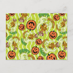 Scooby-Doo   Happy Halloween Pattern Postcard