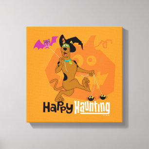 Scooby-Doo   Happy Haunting Canvas Print