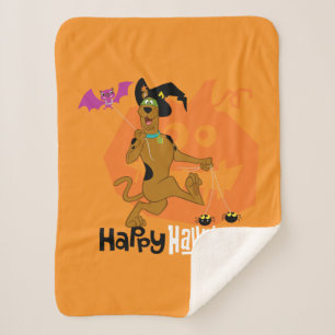 Scooby-Doo Happy Haunting Sherpa Blanket