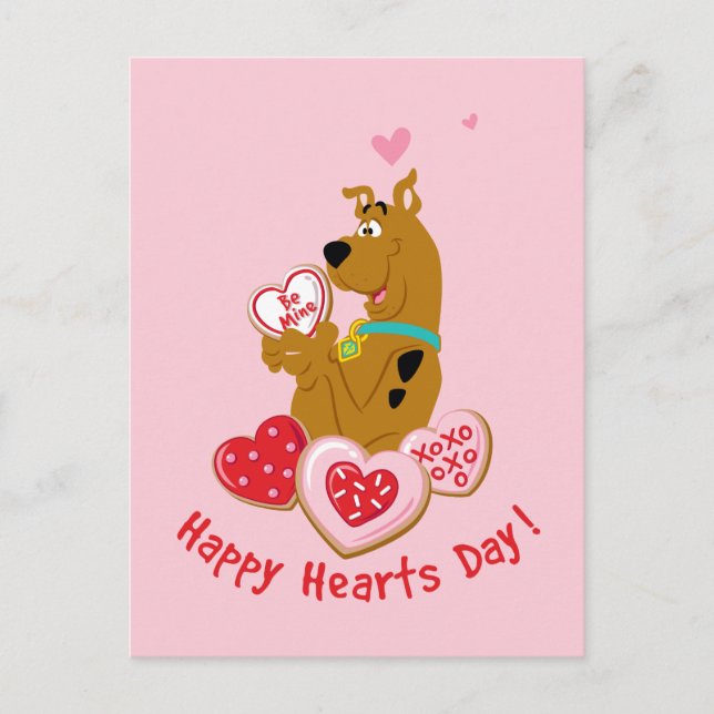 Scooby-Doo - Happy Hearts Day Holiday Postcard (Front)