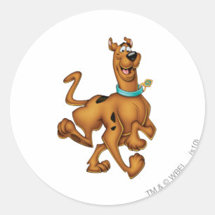 Scooby-Doo Happy Walk Classic Round Sticker