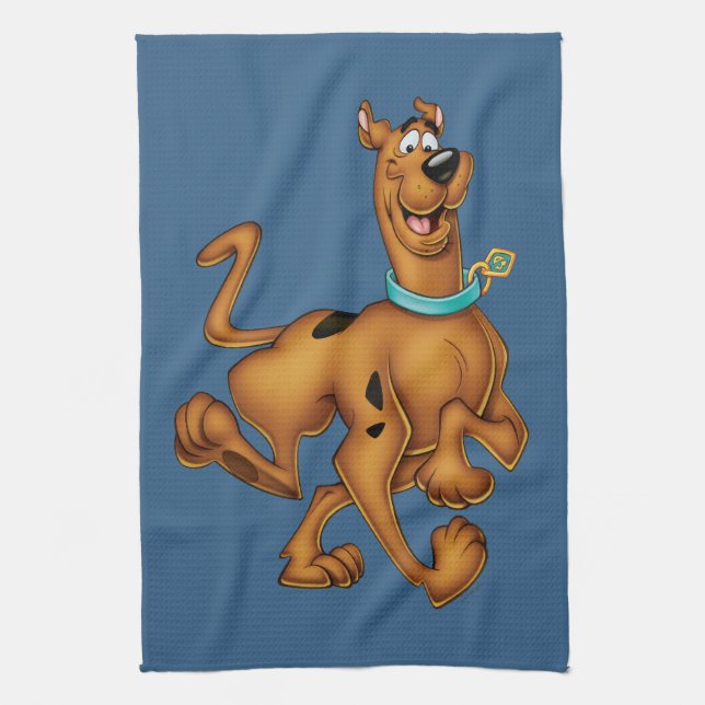 Scooby-Doo Happy Walk Kitchen Towel (Vertical)