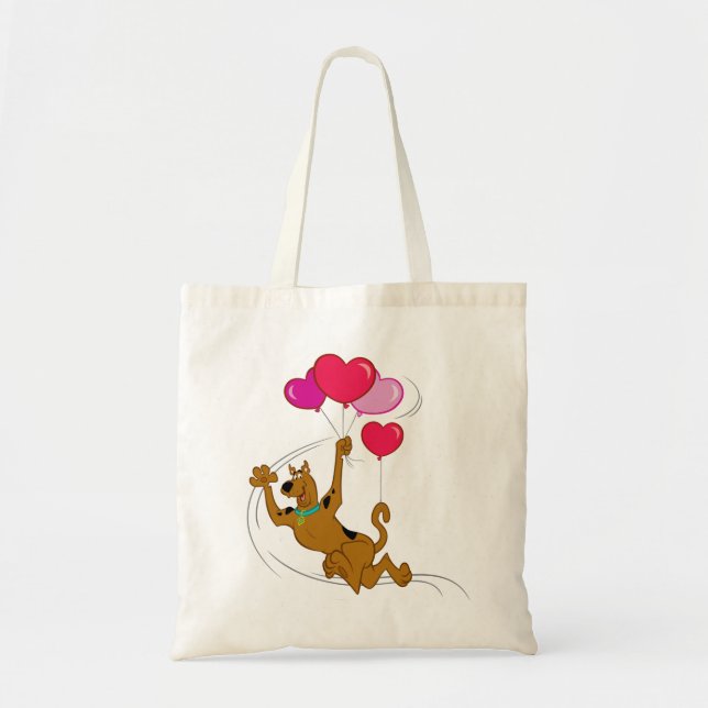 Scooby Doo - Heart Balloons Tote Bag (Front)