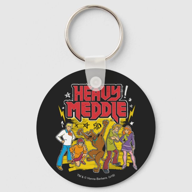 Scooby-Doo | "Heavy Meddle" Graphic Keychain (Front)