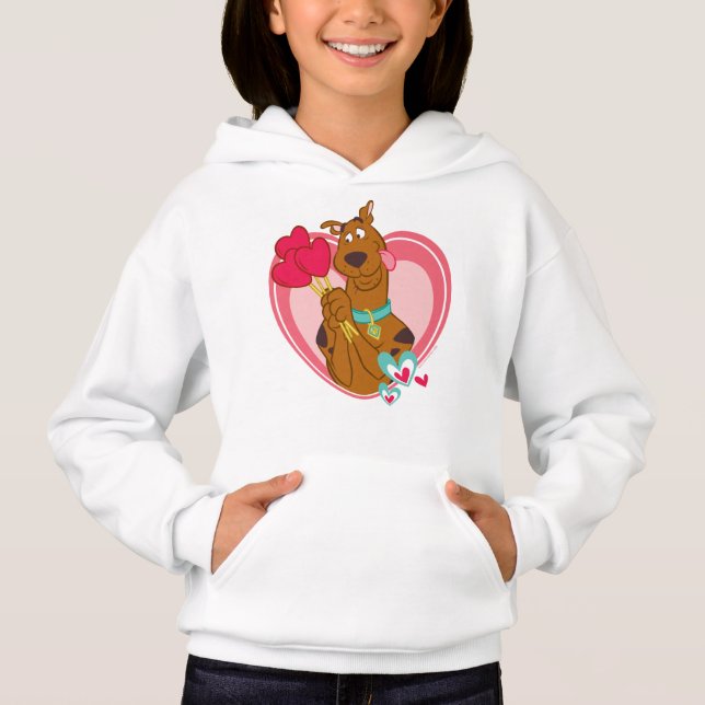 Scooby-Doo Holding Heart Lolipops (Front)