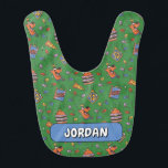 Scooby-Doo Holiday Snack Lights Pattern Bib<br><div class="desc">Keep the holidays festive with this fun Scooby Snacks and holiday lights pattern! Wrap your gifts with this fun design,  have parties on a table cloth,  or decorate with a throw pillow! Shop this graphic on even more customizable Zazzle gifts!</div>
