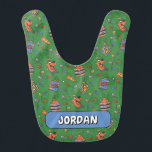 Scooby-Doo Holiday Snack Lights Pattern Bib<br><div class="desc">Keep the holidays festive with this fun Scooby Snacks and holiday lights pattern! Wrap your gifts with this fun design,  have parties on a table cloth,  or decorate with a throw pillow! Shop this graphic on even more customizable Zazzle gifts!</div>