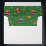 Scooby-Doo Holiday Snack Lights Pattern Envelope<br><div class="desc">Keep the holidays festive with this fun Scooby Snacks and holiday lights pattern! Wrap your gifts with this fun design,  have parties on a table cloth,  or decorate with a throw pillow! Shop this graphic on even more customizable Zazzle gifts!</div>