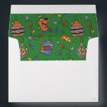 Scooby-Doo Holiday Snack Lights Pattern Envelope<br><div class="desc">Keep the holidays festive with this fun Scooby Snacks and holiday lights pattern! Wrap your gifts with this fun design,  have parties on a table cloth,  or decorate with a throw pillow! Shop this graphic on even more customizable Zazzle gifts!</div>
