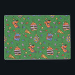 Scooby-Doo Holiday Snack Lights Pattern Laminated Place Mat<br><div class="desc">Keep the holidays festive with this fun Scooby Snacks and holiday lights pattern! Wrap your gifts with this fun design,  have parties on a table cloth,  or decorate with a throw pillow! Shop this graphic on even more customizable Zazzle gifts!</div>