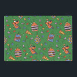Scooby-Doo Holiday Snack Lights Pattern Laminated Place Mat<br><div class="desc">Keep the holidays festive with this fun Scooby Snacks and holiday lights pattern! Wrap your gifts with this fun design,  have parties on a table cloth,  or decorate with a throw pillow! Shop this graphic on even more customizable Zazzle gifts!</div>