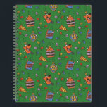 Scooby-Doo Holiday Snack Lights Pattern Notebook<br><div class="desc">Keep the holidays festive with this fun Scooby Snacks and holiday lights pattern! Wrap your gifts with this fun design,  have parties on a table cloth,  or decorate with a throw pillow! Shop this graphic on even more customizable Zazzle gifts!</div>