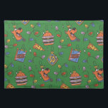 Scooby-Doo Holiday Snack Lights Pattern Placemat<br><div class="desc">Keep the holidays festive with this fun Scooby Snacks and holiday lights pattern! Wrap your gifts with this fun design,  have parties on a table cloth,  or decorate with a throw pillow! Shop this graphic on even more customizable Zazzle gifts!</div>