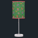 Scooby-Doo Holiday Snack Lights Pattern Table Lamp<br><div class="desc">Keep the holidays festive with this fun Scooby Snacks and holiday lights pattern! Wrap your gifts with this fun design,  have parties on a table cloth,  or decorate with a throw pillow! Shop this graphic on even more customizable Zazzle gifts!</div>