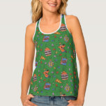 Scooby-Doo Holiday Snack Lights Pattern Tank Top<br><div class="desc">Keep the holidays festive with this fun Scooby Snacks and holiday lights pattern! Wrap your gifts with this fun design,  have parties on a table cloth,  or decorate with a throw pillow! Shop this graphic on even more customizable Zazzle gifts!</div>