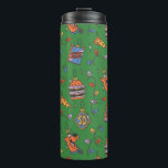 Scooby-Doo Holiday Snack Lights Pattern Thermal Tumbler<br><div class="desc">Keep the holidays festive with this fun Scooby Snacks and holiday lights pattern! Wrap your gifts with this fun design,  have parties on a table cloth,  or decorate with a throw pillow! Shop this graphic on even more customizable Zazzle gifts!</div>
