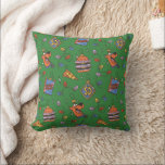 Scooby-Doo Holiday Snack Lights Pattern Throw Pillow<br><div class="desc">Keep the holidays festive with this fun Scooby Snacks and holiday lights pattern! Wrap your gifts with this fun design,  have parties on a table cloth,  or decorate with a throw pillow! Shop this graphic on even more customizable Zazzle gifts!</div>