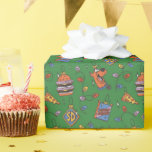 Scooby-Doo Holiday Snack Lights Pattern Wrapping Paper<br><div class="desc">Keep the holidays festive with this fun Scooby Snacks and holiday lights pattern! Wrap your gifts with this fun design,  have parties on a table cloth,  or decorate with a throw pillow! Shop this graphic on even more customizable Zazzle gifts!</div>
