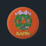 Scooby-Doo Holiday Snack Wreath Graphic 2 Inch Round Button<br><div class="desc">Fill up on this fun Scooby-Snack inspired holiday wreath graphic! Wear this on a festive holiday sweater,  carry your holiday shopping with a tote bag,  or enjoy this design on a personalized mug! Shop this graphic on even more customizable Zazzle gifts!</div>