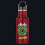 Scooby-Doo Holiday Snack Wreath Graphic 532 Ml Water Bottle<br><div class="desc">Fill up on this fun Scooby-Snack inspired holiday wreath graphic! Wear this on a festive holiday sweater,  carry your holiday shopping with a tote bag,  or enjoy this design on a personalized mug! Shop this graphic on even more customizable Zazzle gifts!</div>