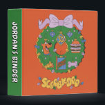 Scooby-Doo Holiday Snack Wreath Graphic Binder<br><div class="desc">Fill up on this fun Scooby-Snack inspired holiday wreath graphic! Wear this on a festive holiday sweater,  carry your holiday shopping with a tote bag,  or enjoy this design on a personalized mug! Shop this graphic on even more customizable Zazzle gifts!</div>