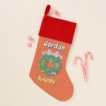 Scooby-Doo Holiday Snack Wreath Graphic Christmas Stocking<br><div class="desc">Fill up on this fun Scooby-Snack inspired holiday wreath graphic! Wear this on a festive holiday sweater,  carry your holiday shopping with a tote bag,  or enjoy this design on a personalized mug! Shop this graphic on even more customizable Zazzle gifts!</div>
