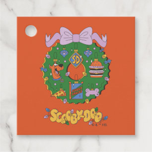 Scooby-Doo Holiday Snack Wreath Graphic Favour Tags