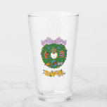 Scooby-Doo Holiday Snack Wreath Graphic Glass<br><div class="desc">Fill up on this fun Scooby-Snack inspired holiday wreath graphic! Wear this on a festive holiday sweater,  carry your holiday shopping with a tote bag,  or enjoy this design on a personalized mug! Shop this graphic on even more customizable Zazzle gifts!</div>
