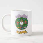 Scooby-Doo Holiday Snack Wreath Graphic Large Coffee Mug<br><div class="desc">Fill up on this fun Scooby-Snack inspired holiday wreath graphic! Wear this on a festive holiday sweater,  carry your holiday shopping with a tote bag,  or enjoy this design on a personalized mug! Shop this graphic on even more customizable Zazzle gifts!</div>