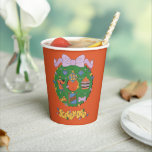 Scooby-Doo Holiday Snack Wreath Graphic Paper Cups<br><div class="desc">Fill up on this fun Scooby-Snack inspired holiday wreath graphic! Wear this on a festive holiday sweater,  carry your holiday shopping with a tote bag,  or enjoy this design on a personalized mug! Shop this graphic on even more customizable Zazzle gifts!</div>