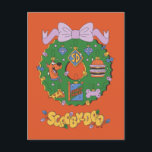 Scooby-Doo Holiday Snack Wreath Graphic Postcard<br><div class="desc">Fill up on this fun Scooby-Snack inspired holiday wreath graphic! Wear this on a festive holiday sweater,  carry your holiday shopping with a tote bag,  or enjoy this design on a personalized mug! Shop this graphic on even more customizable Zazzle gifts!</div>
