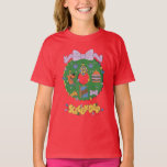 Scooby-Doo Holiday Snack Wreath Graphic T-Shirt<br><div class="desc">Fill up on this fun Scooby-Snack inspired holiday wreath graphic! Wear this on a festive holiday sweater,  carry your holiday shopping with a tote bag,  or enjoy this design on a personalized mug! Shop this graphic on even more customizable Zazzle gifts!</div>