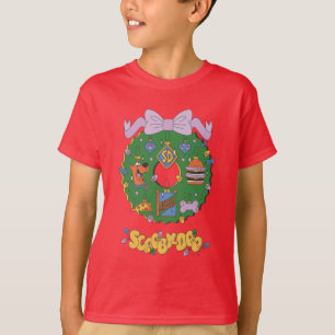 Scooby-Doo Holiday Snack Wreath Graphic T-Shirt